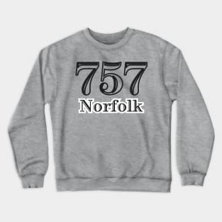 Norfolk 757 Virginia USA Crewneck Sweatshirt